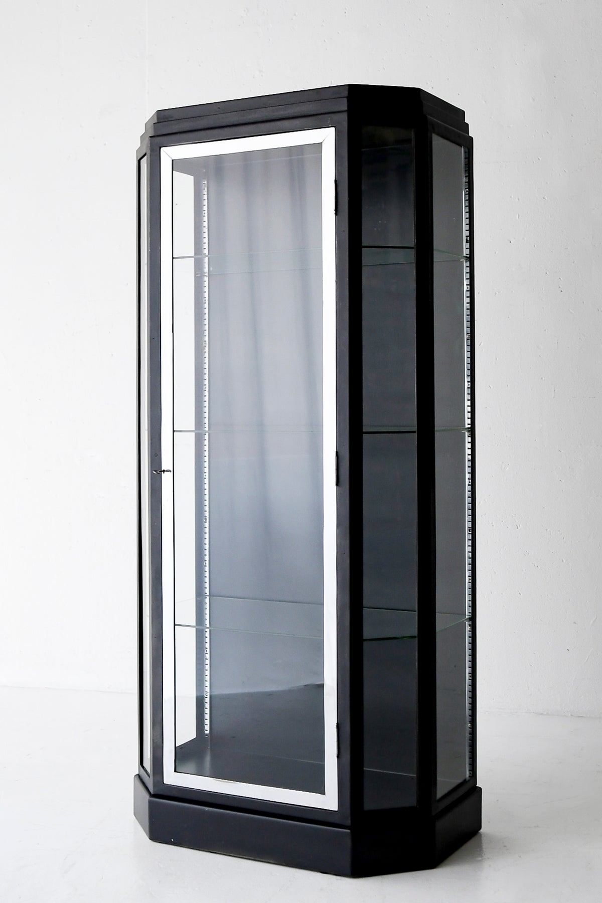 ディスプレーショーケース ヴィンテージ オランダ製 アールデコ ガラス 